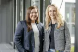 Porträt von Wanda Gerding (links) und Nadine Müller. Sie kandidieren erneut als Tandem für das Amt der Gleichstellungsbeauftragten.